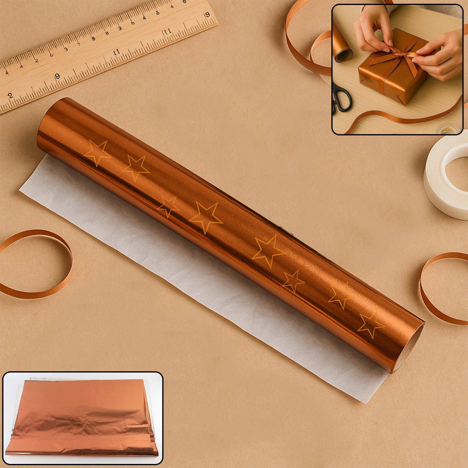 Premium Glossy Foil Gift Wrap Premium Glossy Foil Gift Wrap